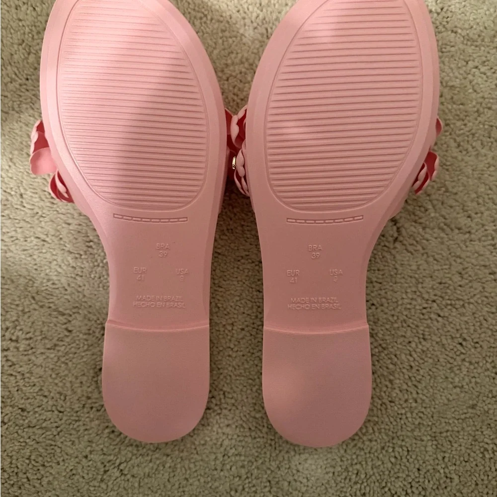 Kate Spade Jaylee Slide Sandals Pink Floral New! Size 9 NWT
